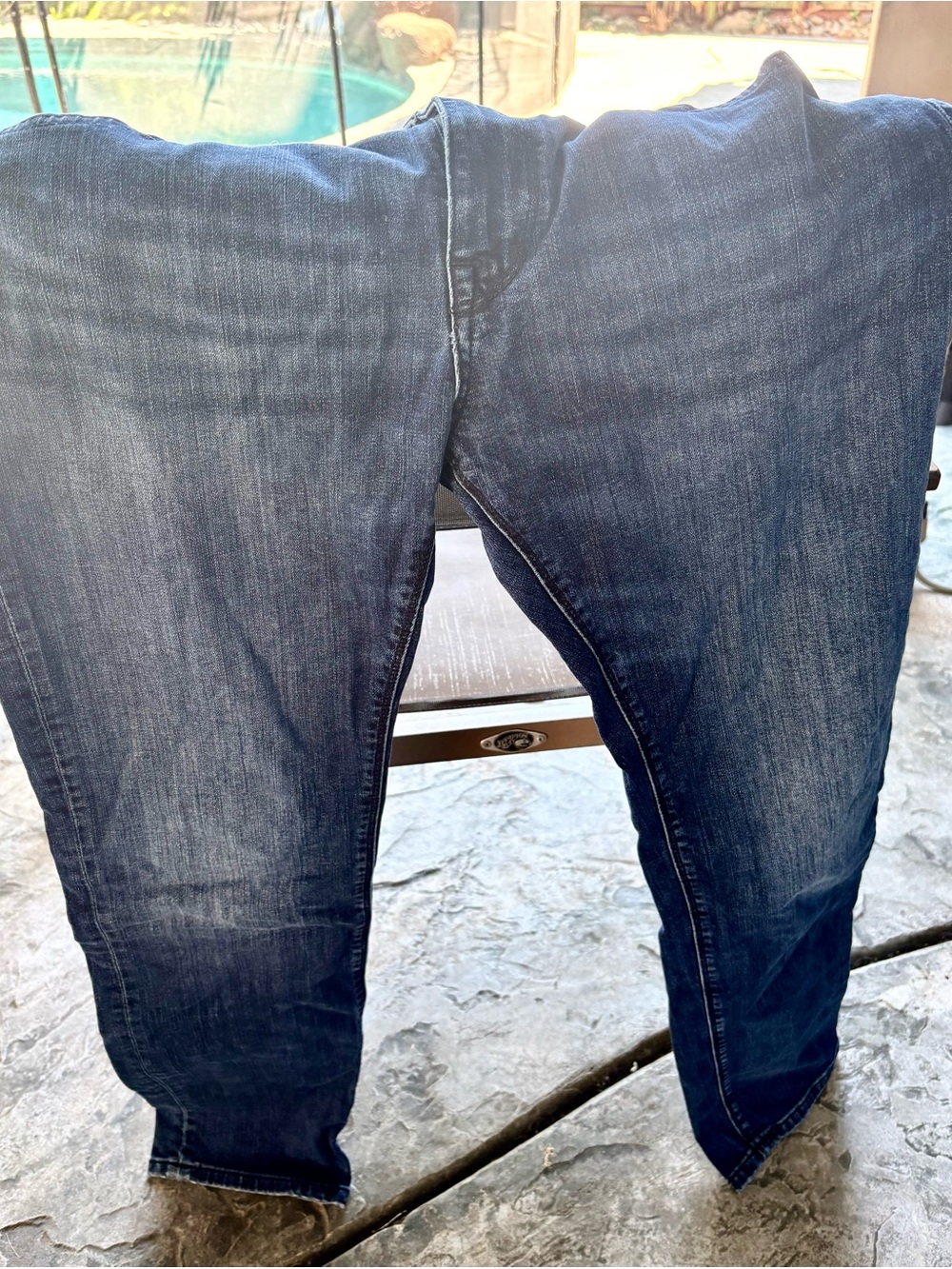 Boss Straight Fit Jeans in Deep Indigo Blue